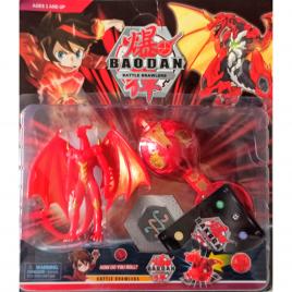 Set figurina mare + BAKUGAN mare, Multicolor, Battle Planet, + 3 ani, cartonase si placi incluse