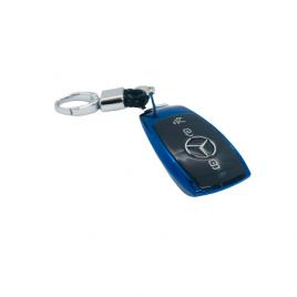 Bricheta electrica cu incarcare prin USB, Mercedes, albastru