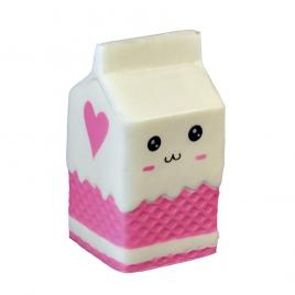 Jucarie Squishy cutie lapte roz - parfumat