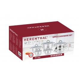 Set 12 Piese Inox HT-1241 7 Straturi Inductie – Herenthal