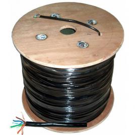 Cablu utp cat 5e cupru gel negru 305m