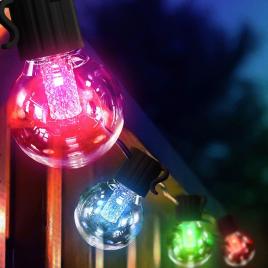 Șir de lumini inteligente - led rgb 25 db - 17,5 m - bluetooth, 100-240v, 7w