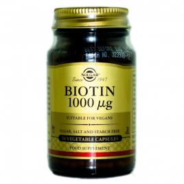 Biotin 1000micrograme veg.caps 50cps solgar