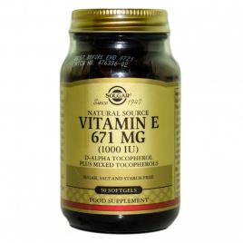 Vitamin e 1000 iu softgels 50cps solgar