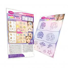 Șablon mozaic face painter - regina gheții - 3 bucăți / pachet tytoo
