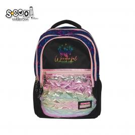 Ghiozdan compartiment laptop, superpack, 46x32x15 cm - s-cool