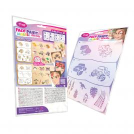 Model mozaic face painter - dinozaur - suv - 3 piese / pachet tytoo