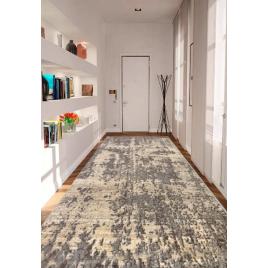 Traversa hol, festonata, model anny 33002 679, latimea 78 cm, crem gri
