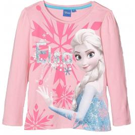Bluza cu maneca lunga, Roz, Disney Frozen, 5 ani