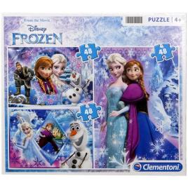 Puzzle 3 in 1 Disney Frozen II, 144 de piese