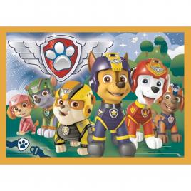 Puzzle Trefl 4 in 1, Paw Patrol, 35/48/54/70 piese