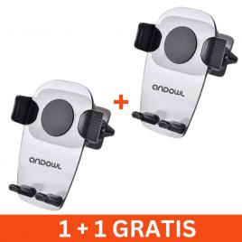 Suport auto cu clips pentru telefon, rotire 360, 1+1 gratis