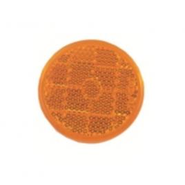 Catadioptru reflectorizant rotund portocaliu universal bestautovest, fixare cu banda adeziva, 50 mm , 1 buc. kft auto