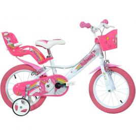 Bicicleta copii dino bikes 16 inch unicorn