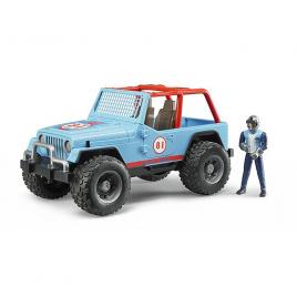 Jeep cross country de curse albastru bruder