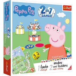 Joc peppa pig 2 in 1- ludo si serpisori scari