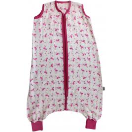 Sac de dormit cu picioruse bamboo flamingo 2-3 ani 0.2 tog