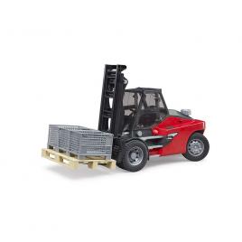 Stivuitor linde ht160 bruder cu palet si 3 cutii