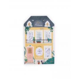Carte de colorat cu abtibilduri les parisiennes moulin roty