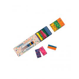 Cuburi cerate multicolore pentru desen moulin roty