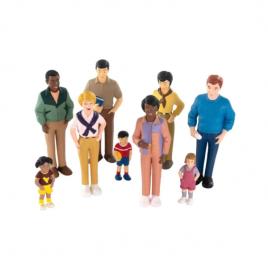 Set de 9 figurine familia cu rol didactic