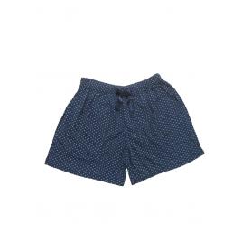 Pantaloni scurti de pijama dama din bumbac, Bleumarin S