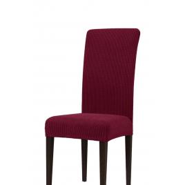Set 6 huse cu elastic pentru scaune, Bordo