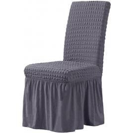 Set 6 huse universale pentru scaune, cu volan, Antracit, marime universala