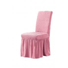Set huse universale pentru scaune, cu volan, culoare Roz, 6 buc/set marime universala