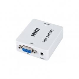 Adaptor vga & audio in - hdmi out