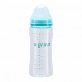 Biberon de sticla 260 ml+2 tetine extra