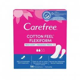 Carefree cotton fresh pantyliners 56buc