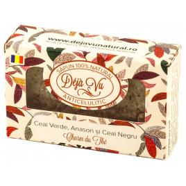 Sapun natural cu ceai verde si ceai negru 90gr