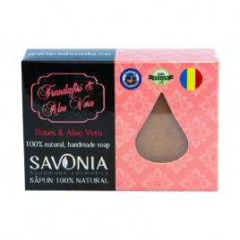 Sapun trandafiri & aloe vera 90gr