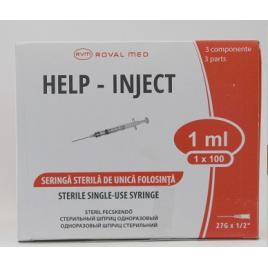 Seringa insulina individuala 1ml ac atasat