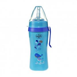 Cana cu pai silicon si clips 360ml 6+