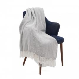 Cuvertura pled 200x220 cm zag grey