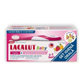 Lacalut baby 0-2 ani pasta dinti 55ml + periuta