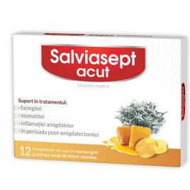 Salviasept acut 12cpr