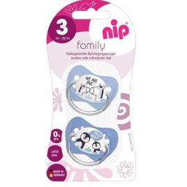 Suzeta family sil. nr.3 nip 2/set