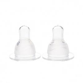 Tetine silicon super fin 6+ 2buc
