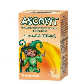 Ascovit piersica 100mg 20cpr