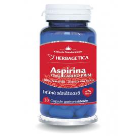 Aspirina naturala cardio prim 75mg 30cps
