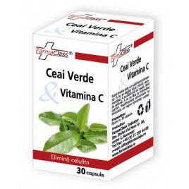 Ceai verde+vit. c 30cps