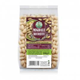 Migdale crude decojite 250gr