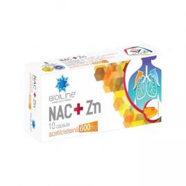 Nac+zn 600mg 10cps