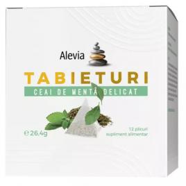 Tabieturi ceai de menta delicat 12dz