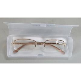 Ochelari de citit kcm rama metalica marimea +3.50
