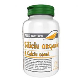 Siliciu organic&calciu coral 60cps
