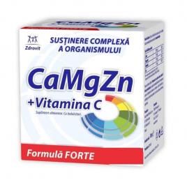 Ca+mg+zn+vit c forte 60dz -20% promo